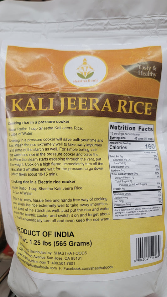shastha kali jeera rice 1.25 lb