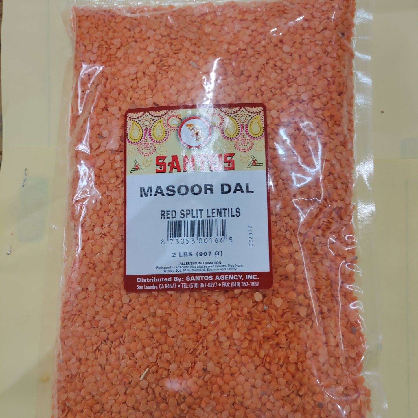 Santos Masoor dal 2lbs