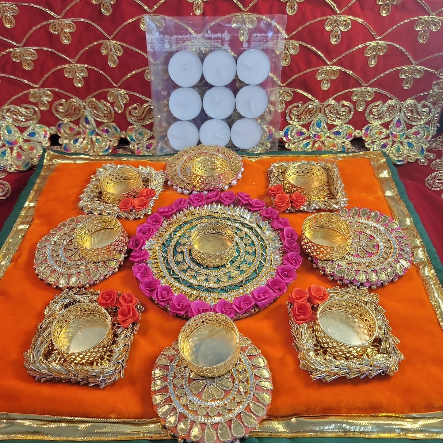 Decorative Diya Rangoli