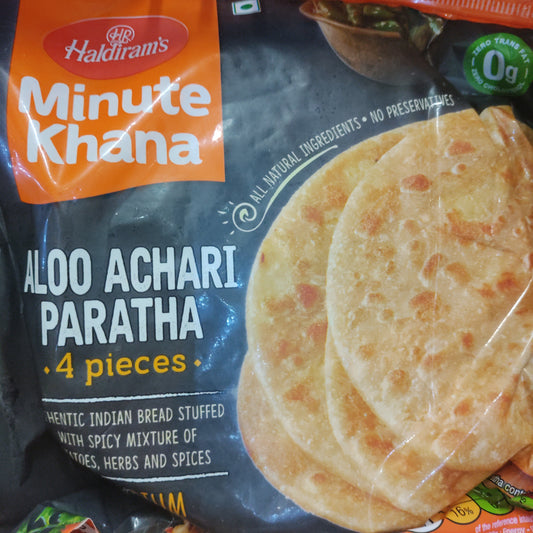 Haldiram's Aloo Achari paratha 4 pcs