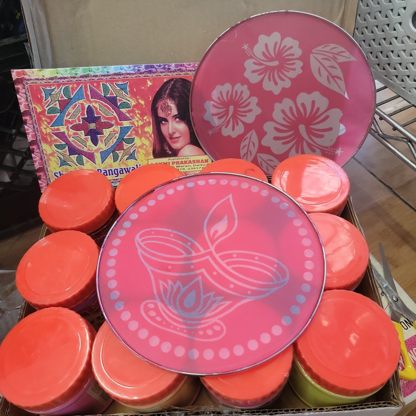 Rangoli color set