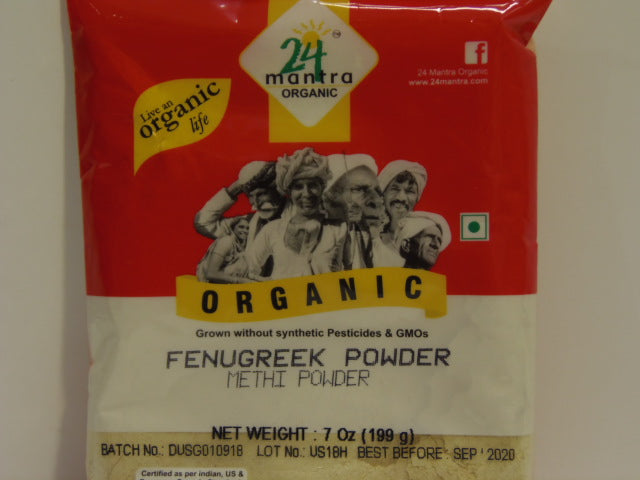 New India Bazar 24 Mantra Fenugreek Powder 7 Oz