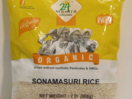 New India Bazar 24 Mantra Sonamasoori Rice 2 Lbs