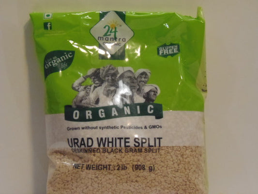 New India Bazar Sukhiana Organic Urad Split Huskless 2 Lbs