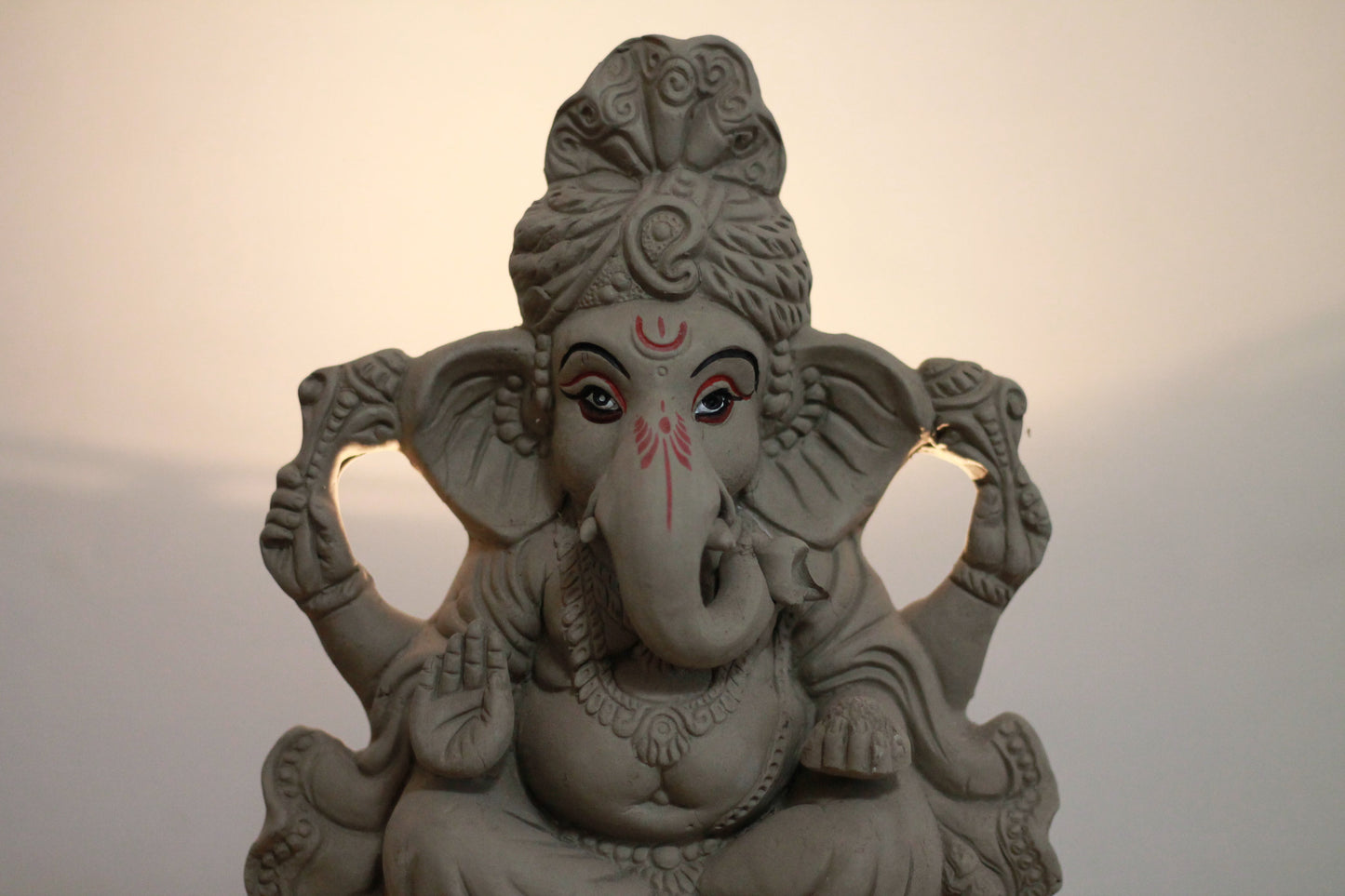 Handmade Clay Ganesh Murti - Ecofriendly