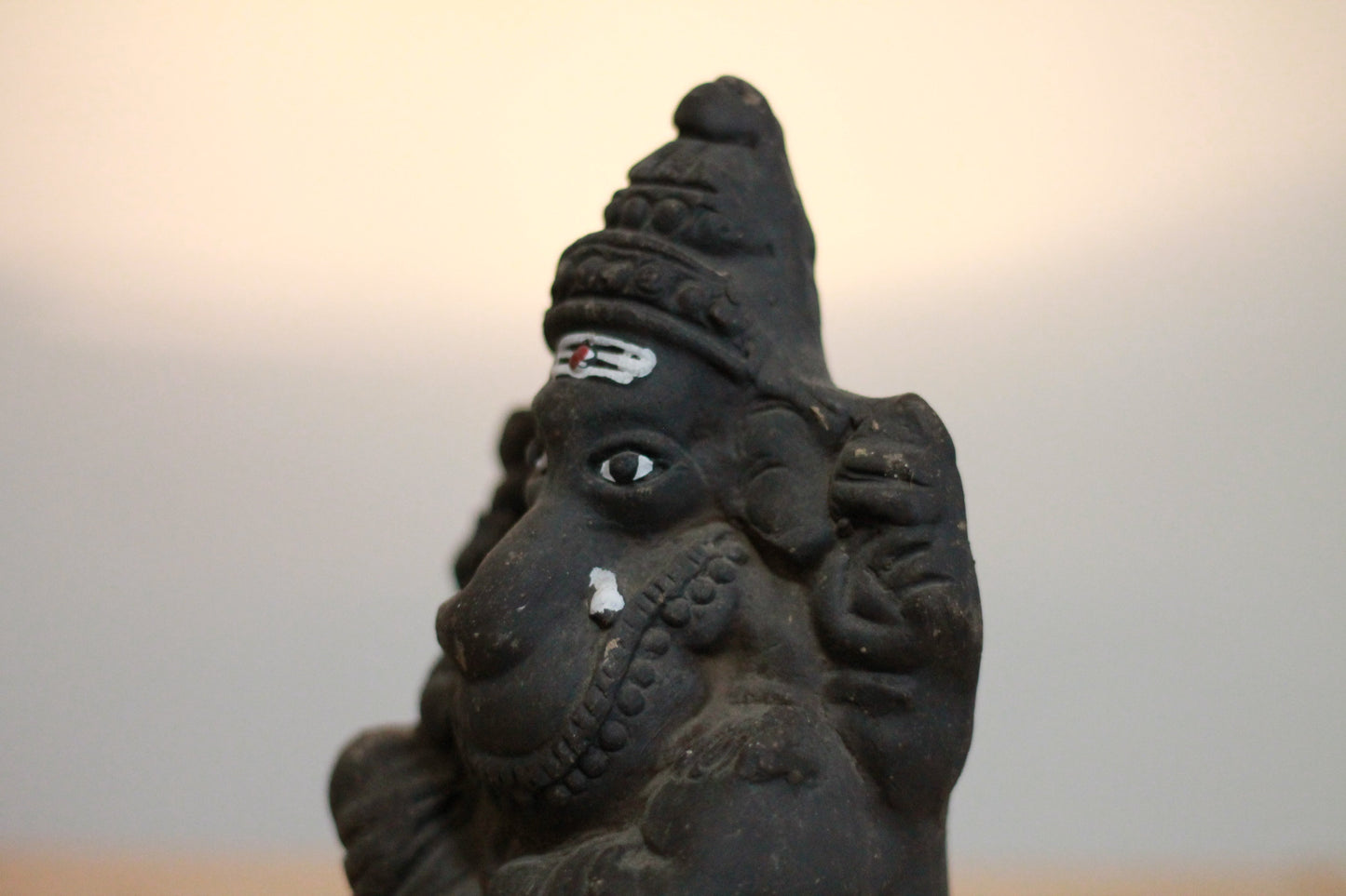 Handmade Wall Mount Ganesh Murti - Small