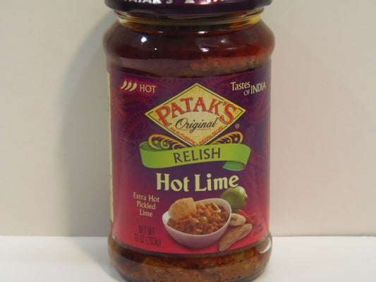 New India Bazar Pataks Hot Lime Relish