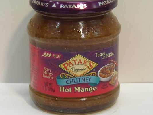 New India Bazar Pataks Hot Mango Chutney