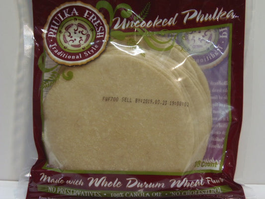 New India Bazar Phulka Fresh Uncooked Fulka 18