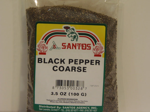 New India Bazar Santos Black Pepper Powder Coarse 7Ozs