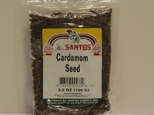 New India Bazar Santos Cardamom Seeds 3.5 Oz
