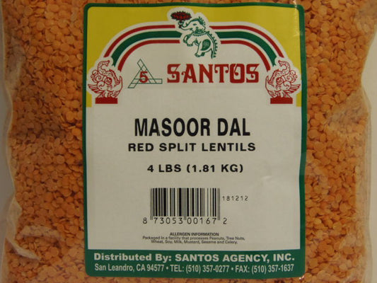 New India Bazar Santos Masoor Split 4Lbs