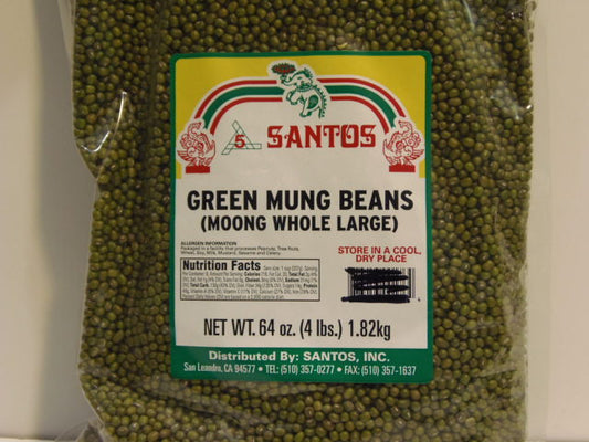 New India Bazar Santos Moong Whole 4 Lbs