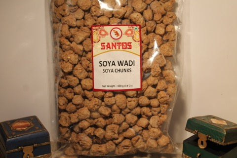 New India Bazar Santos Soya Chunks 14Oz