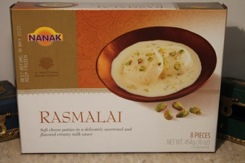 New India Bazar Nanak Rasmalai 8 Pcs