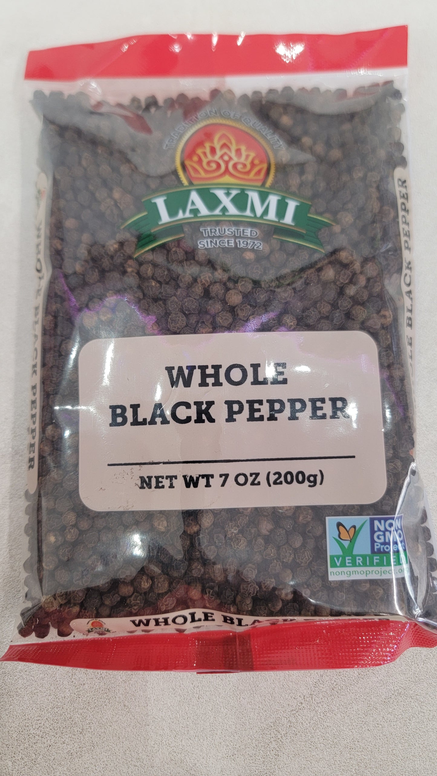 LAXMI black pepper whole 7ozs