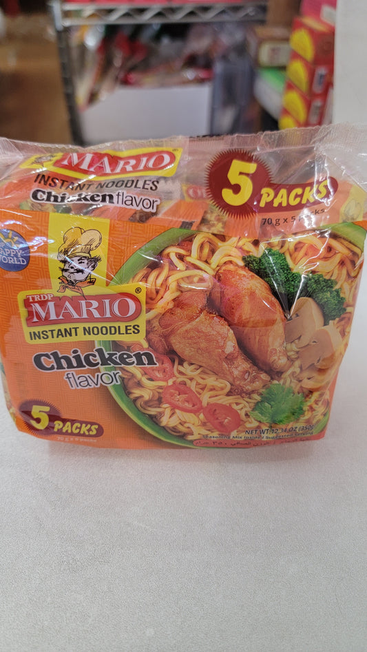 MARIO chiken noodles 5 packs