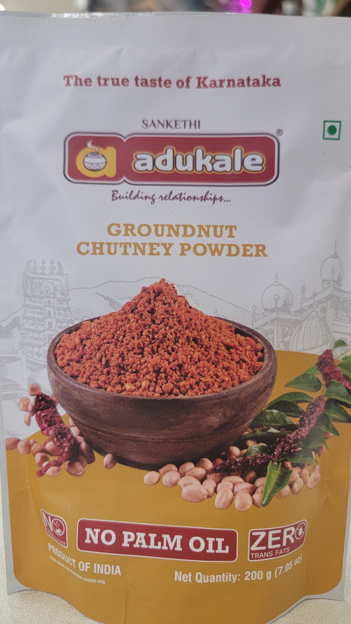 ADUKALE Groundnut chutney powder 200gr