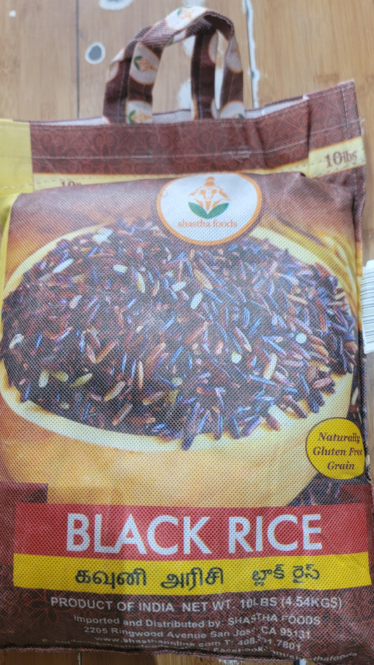 shastha black rice 10 lb