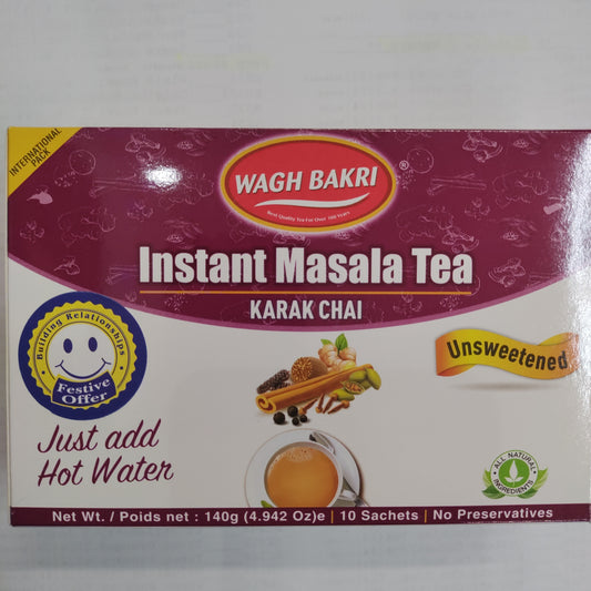 Wagh Bakri instant masala tea unsweetened