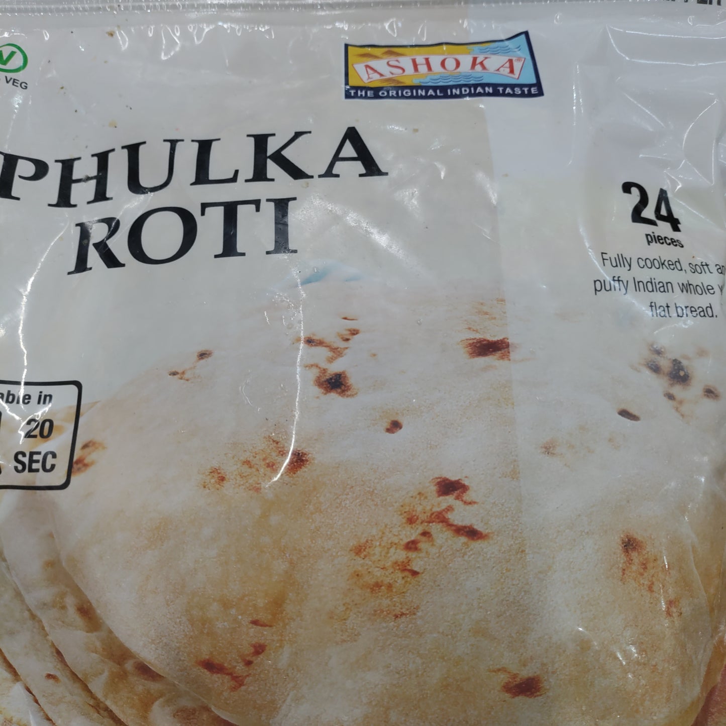 Ashoka phulka roti 24 pcs