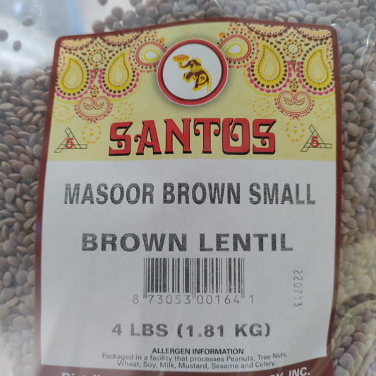 Santos Masoor Brown Small 4lb