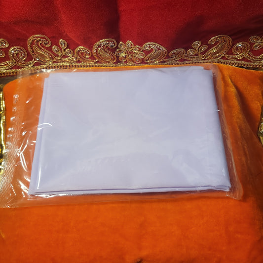 White pooja cloth