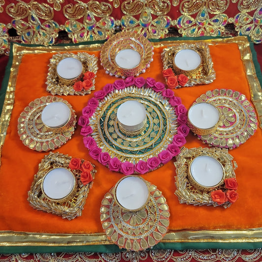 Decorative Diya Rangoli