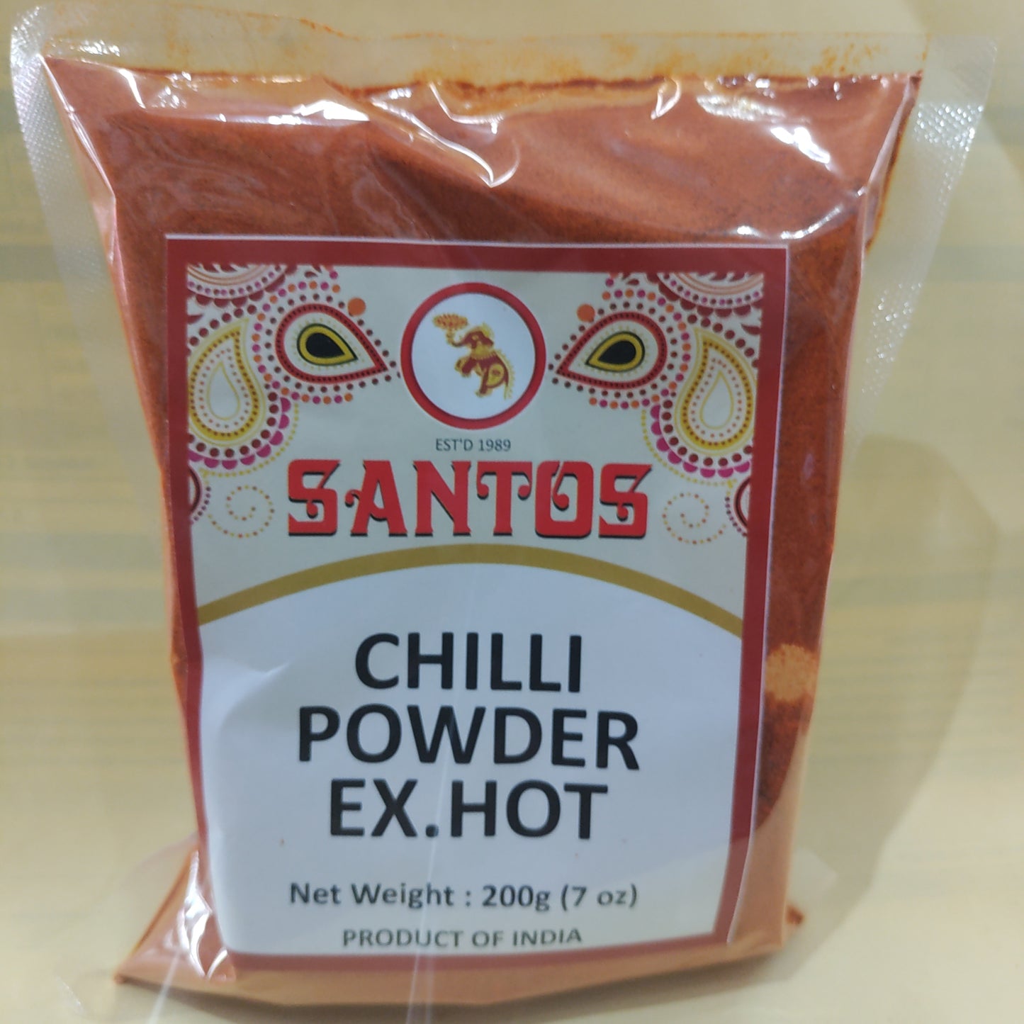 Santos ex hot chilli powder 7 ozs