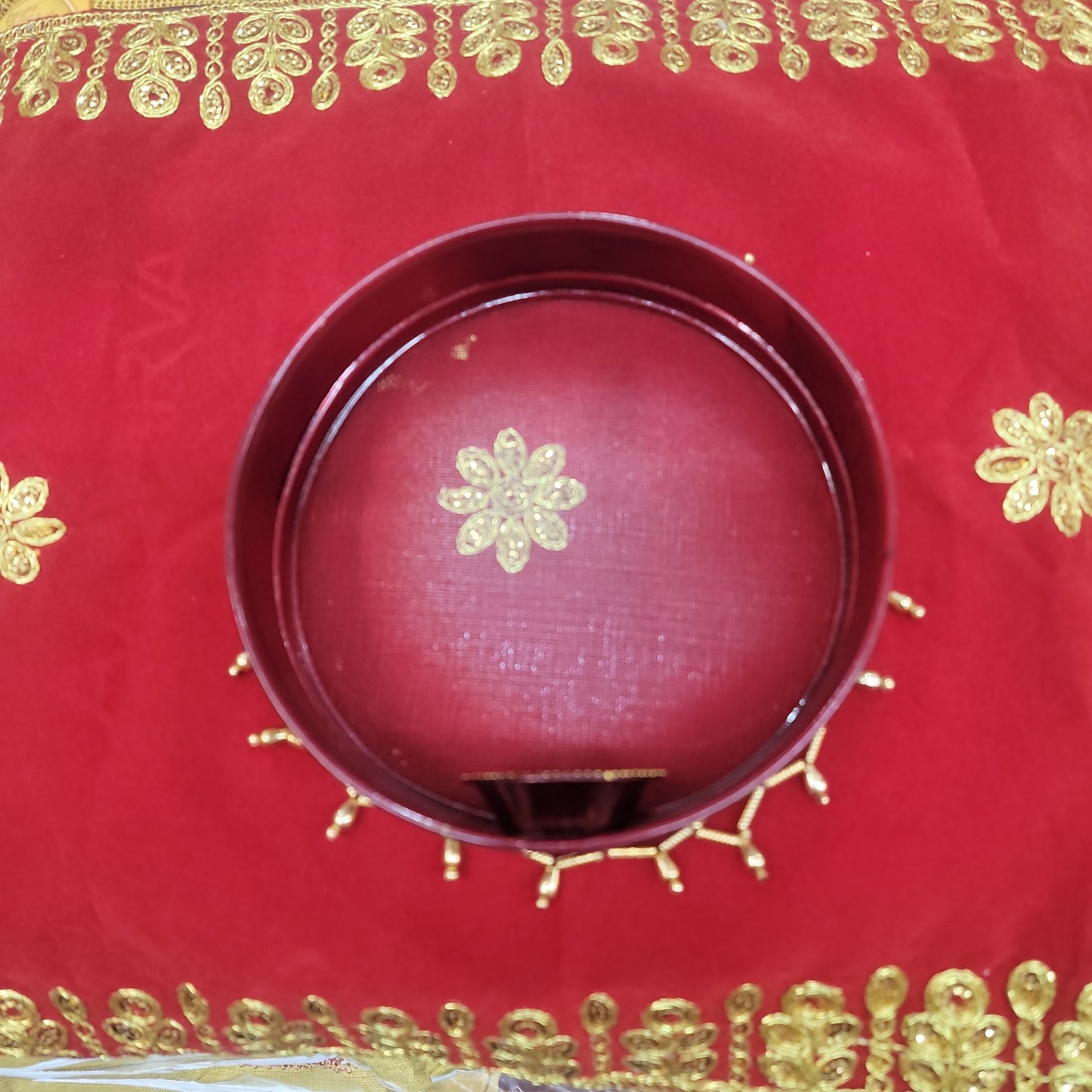 Karvachauth jaali with diya