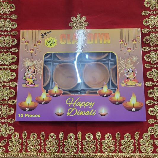 Clay diyas