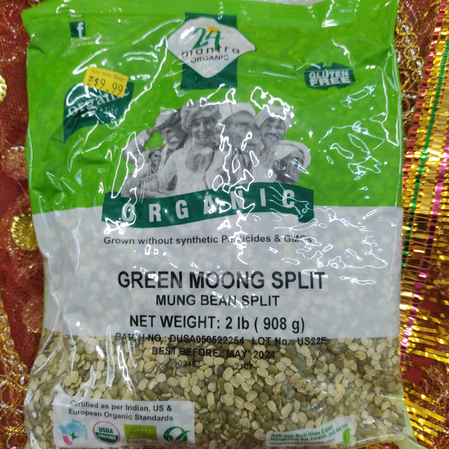 24 Mantra Split Green Moong 2 lbs