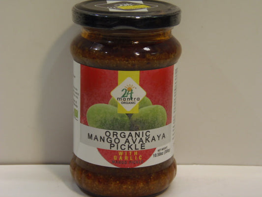 New India Bazar 24 Mantra Organic Mango Avakaya Pickle 300 G