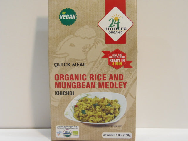 New India Bazar 24 Mantra Rice And Mung Bean Medly 5.3 Oz