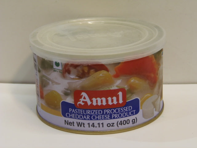 New India Bazar Amul Canned Cheese 14Oz