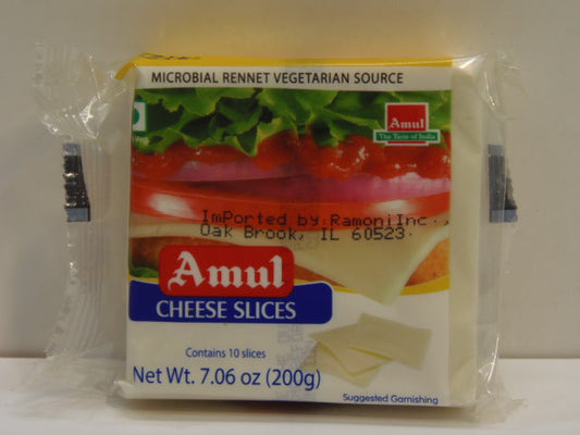 New India Bazar Amul Sliced Cheese 7Oz