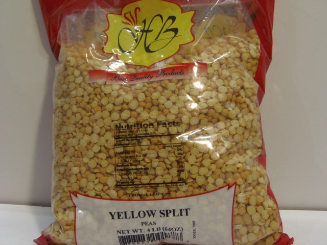 New India Bazar Santos Yellow Split Peas 4Lbs