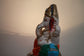 Handmade Painted Ganesh Murti - 12 inch