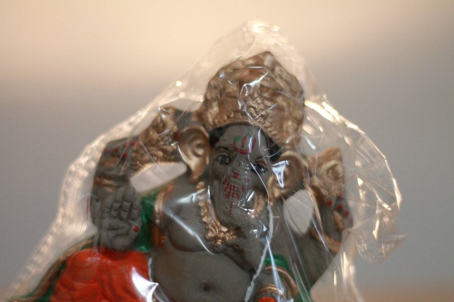 Handmade Painted Ganesh Murti - 4inch