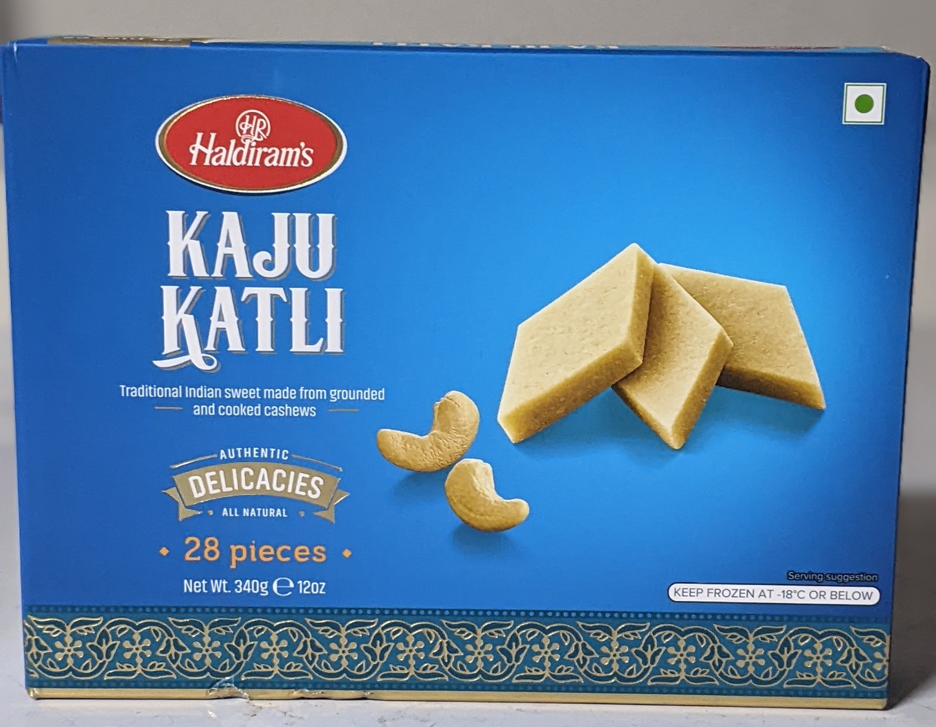 Haldiram's kaju katli 340 g – New India Bazar San Francisco