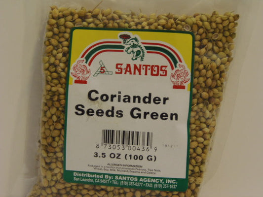 New India Bazar Santos Coriander Seeds 3.5Oz