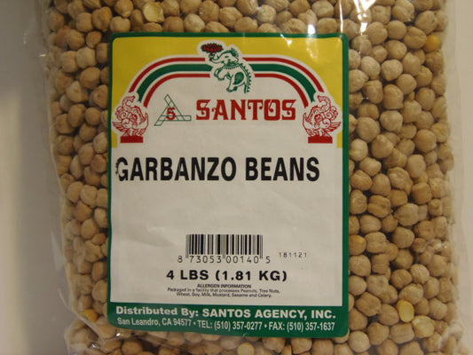 New India Bazar Santos Garbanzo 4Lbs