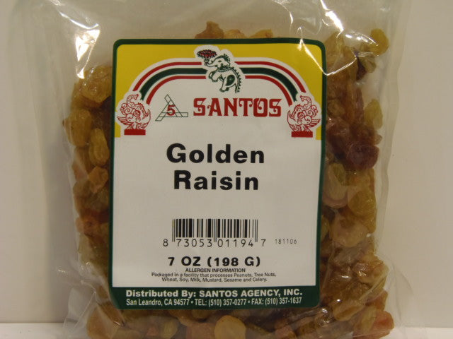 New India Bazar Santosh Golden Raisin 7 Oz