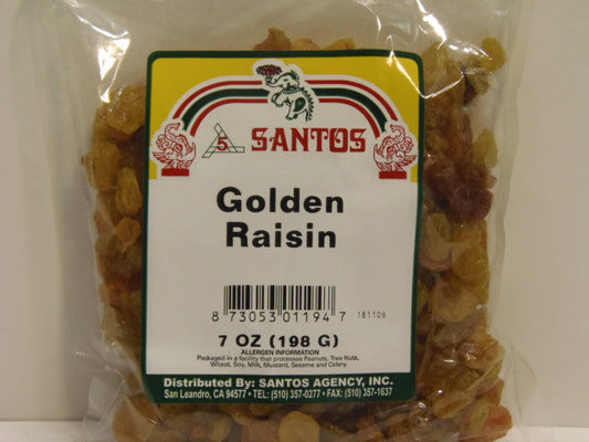 New India Bazar Santosh Golden Raisin 7 Oz