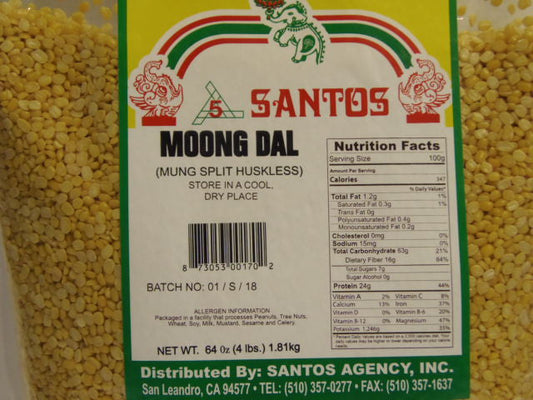 New India Bazar Santos Moongdal 4Lbs