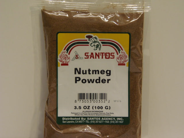 New India Bazar Santos Nutmeg Powder 3.5 Oz