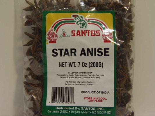 New India Bazar Santos Star Anise 7oz