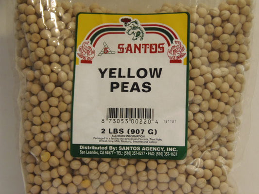 New India Bazar Santos Yellow Split Peas 2Lbs