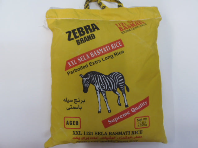 New India Bazar Zebra Sela Basmati 10 Lbs