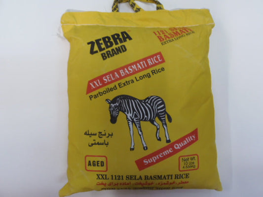 New India Bazar Zebra Sela Basmati 10 Lbs